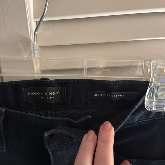 Banana Republic High-Rise Skinny Size 27 EUC Blue Denim Jeans - Picture 3 of 5